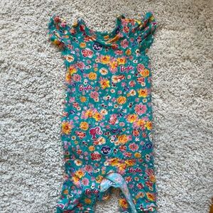 POSH PEANUT x Barbie Floral Baby Outfit